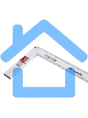 Угольник Matrix, 350 мм, алюминиевый, литой