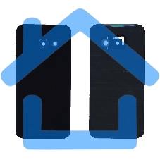 Задняя крышка для Samsung A320 Galaxy A3 (2017) черный