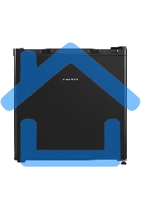 Холодильник Maunfeld MFF50B черный однокамерный 46л, DeFrost