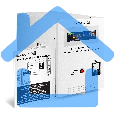 Стабилизатор напряжения ExeGate Expert Turbo AST-20000 (20000ВА, вход 80-260В, цветной дисплей, выход 220В±8%, КПД 98%, 5 уровней защиты, задержка, усиленный метал. корпус, клем.колодка, RTL)