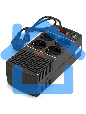 Стабилизатор ExeGate Power AD5000-1000 (1000VA/500W, диапазон 150...280В, 4 евророзетки)