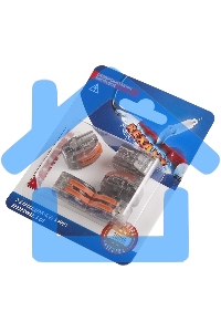 Соединительная клемма многоразовая, 2-х проводная, прозрачная (0,08-4 мм²), (5шт.) Rexant