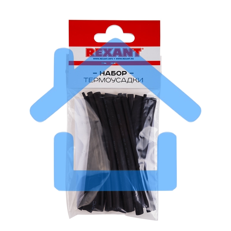 Термоусаживаемые трубки STANDARD 2:1 (Набор 18шт.) Rexant