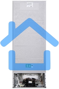 Холодильник Maunfeld MFF144SFW белый глянц. двухкамерный 154/52л морозилка снизу, ручная разморозка