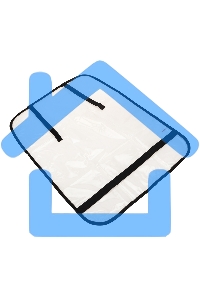 Накидка защитная Rexant на спинку переднего сиденья (60х50 см) ПВХ, прозрачная