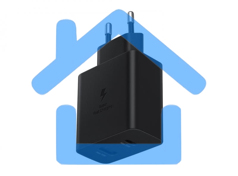 Зарядное устройство Samsung EP-TA220 черный W/O CABLE
