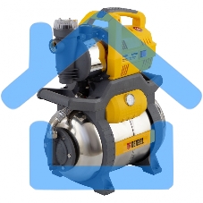 Насосная станция PSХ950X, 950 Вт, 3300 л/ч, ресивер 24 л, подъем 38 м, нержавейка Denzel