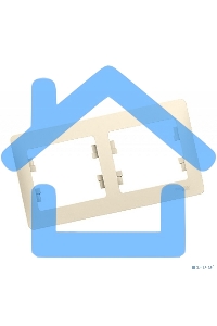 Рамка 2-м Glossa горизонт. беж. SchE GSL000202