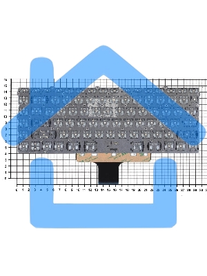 Клавиатура для ноутбука HP Pavilion 14-DV 14-DW gold