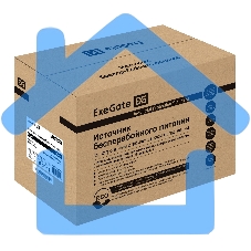 Источник бесперебойного питания (инвертор, синус, для котла) ExeGate SineTower SN-2000.LCD.AVR.3SH.1C13.RJ.USB 2000VA/1600W, чистая синусоида, LCD дисплей, AVR, 3*Schuko+1*C13, RJ45/11, USB, линейно-интерактивный, черный