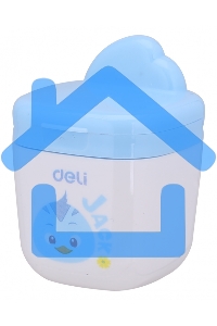 Точилка для карандашей ручная Deli ER01300, 1 отверстие, пластик, ассорти, дисплей