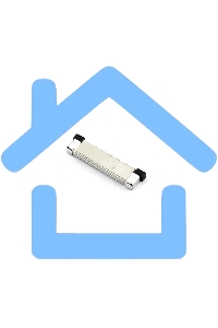 Разъем FPC Half Coverage Bottom Contact 0.5K-BX-28PWB 28 pin высота 2мм шаг 0,5мм