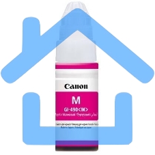 Чернила Canon GI-490M 0665C001 пурпурный для Canon Pixma G1400/2400/3400 (70мл)