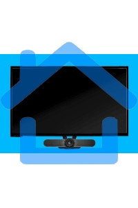 Держатель Logitech для крепления к телевизору камеры MeetUP