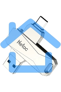 Флешка USB Netac U782C NT03U782C-032G-30PN dual USB 3.0+TypeC 32Gb, retail version