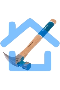 Молоток-гвоздодер, 680 г, угол 75, магнит, обрезиненная рукоятка AMERICAN HICKORY GROSS