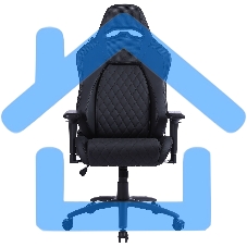 Кресло игровое Cactus CS-CHR-130-M, массажное, с подголовником, черный