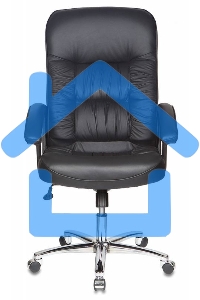 Кресло руководителя Бюрократ T-9908AXSN-AB черный, кожа, крестовина металл