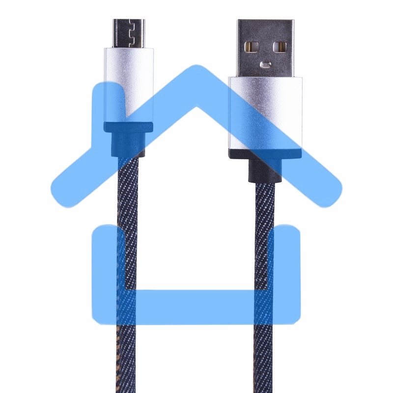 Кабель Rexant (18-4242) USB кабель MicroUSB, шнур в джинсовой оплетке 