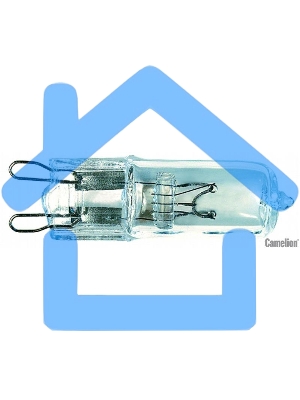 Лампа галогенная 40Вт капсула G9 2850К 240В прозр. Camelion 5553