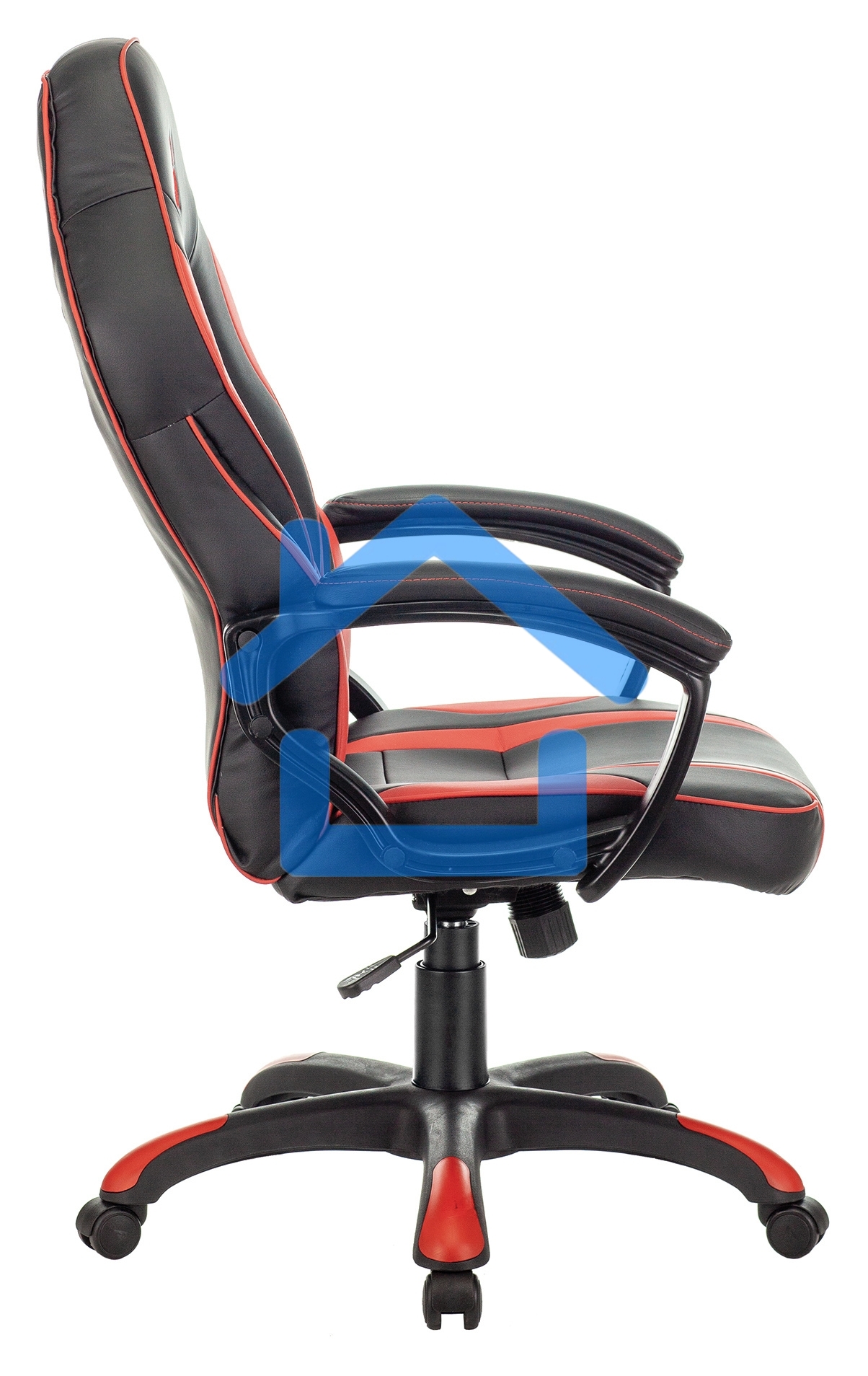 Кресло игровое A4Tech Bloody GC-350 черный/красный эко.кожа крестовина