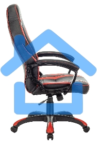 Кресло игровое A4Tech Bloody GC-350 черный/красный эко.кожа крестовина