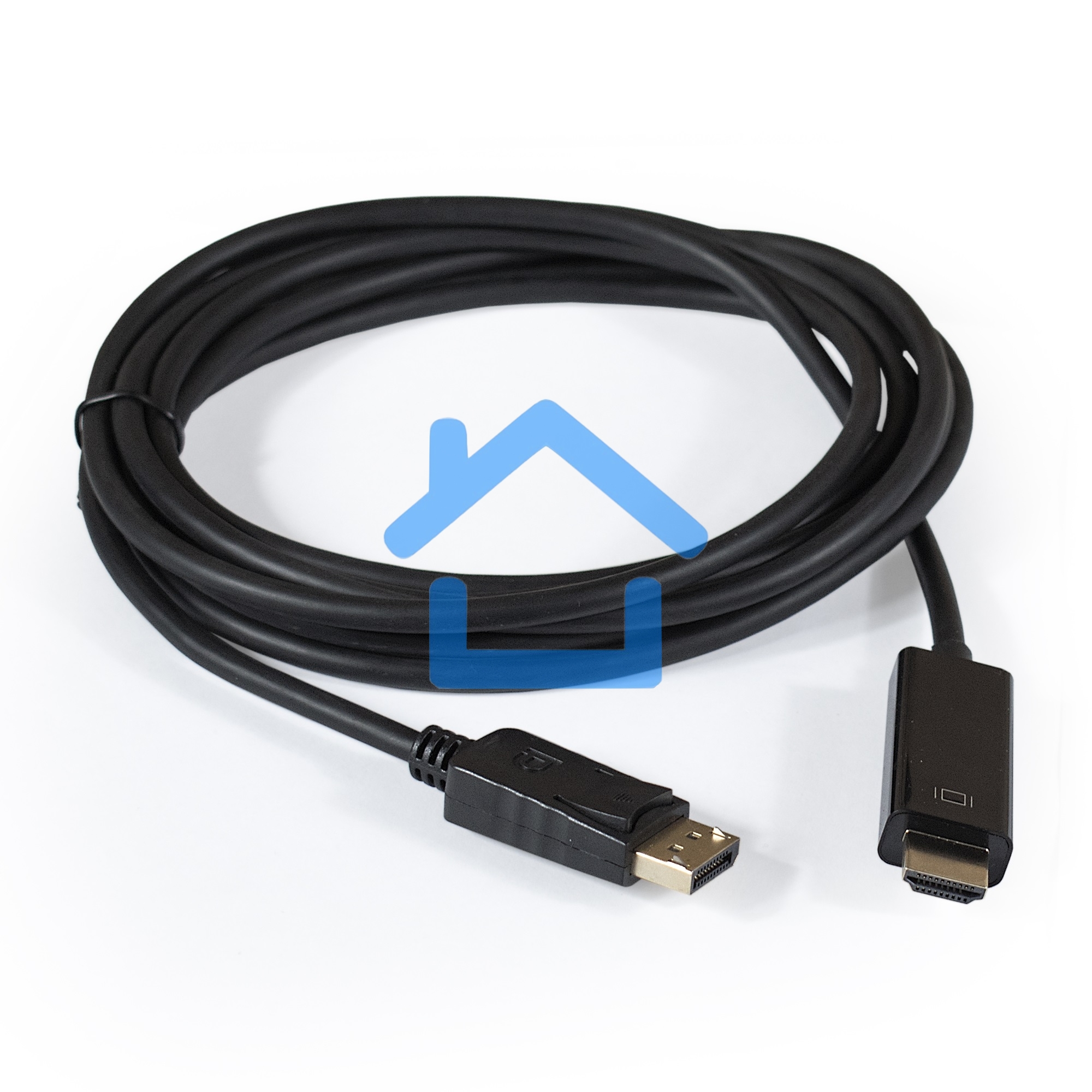 Кабель ExeGate EX284917RUS DisplayPort-HDMI ExeGate EX-CC-DP-HDMI-3.0 (20M/19M, 3м, экран)