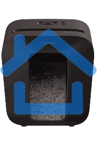 Шредер Fellowes PowerShred LX25 черный (секр.P-4)/перекрестный/6лист./11.5лтр./скрепки/скобы/пл.карты