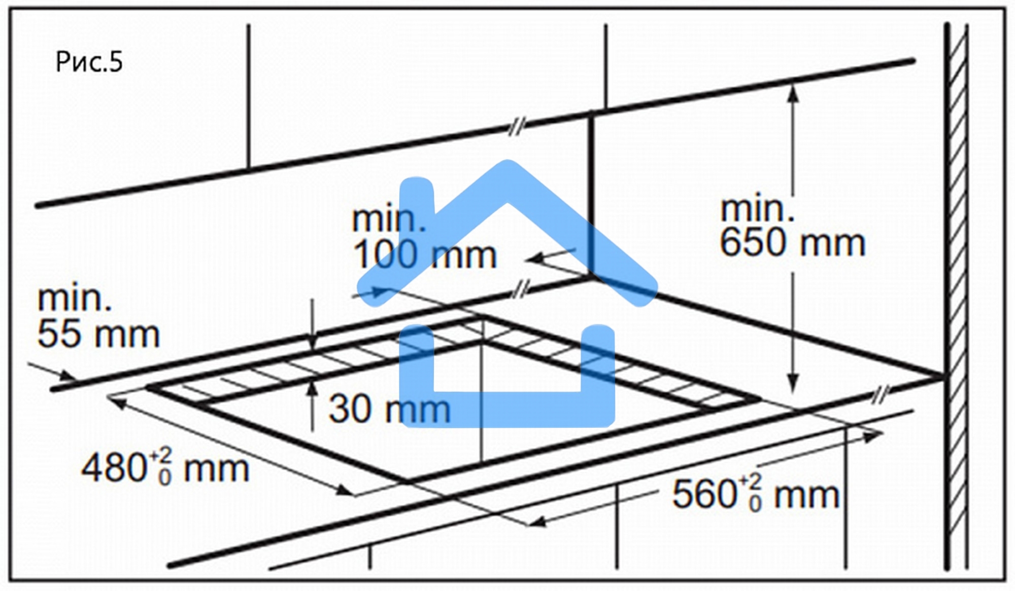 Газовая варочная панель Maunfeld EGHE.64.6CB/G