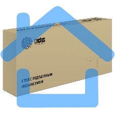 Стол Cactus CS-ED-BBK столешница МДФ черный, каркас черный