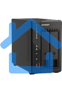 SMB QNAP TS-253E-8G NAS, 2-tray w/o HDD. 2xHDMI-port. 4-core Celeron J6412 2-2.6 GHz, 8Gb DDR, 2x2.5Gb LAN, 2 x M.2 2280 PCIe Gen 3 x2, 2x USB 3.2 Gen 2 (10Gbps) Port, 2x USB 2.0 port