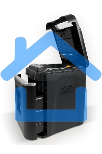 Шредер Heleos АП37-4 черный/серебристый с автоподачей (секр.P-4) фрагменты 220лист. 37лтр. скрепки скобы пл.карты