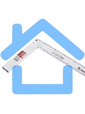 Угольник Matrix, 450 мм, алюминиевый, литой