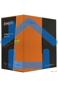 Кабель ExeGate UTP 4 пары кат.5e медь, 25AWG, бухта 305м, серый, PVC