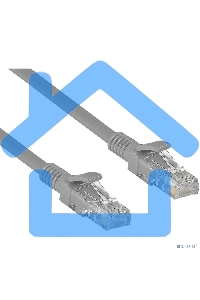 Коммутационный шнур ExeGate EX258663RUS Патч-корд UTP кат. 5e, 0.3м ExeGate серый