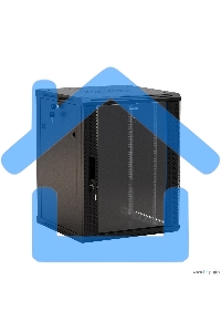 Шкаф настенный Hyperline TWB-1245-GP-RAL9004 19-дюймовый (19