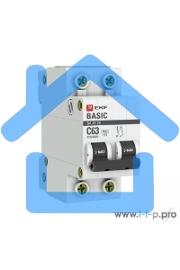 Выключатель автоматический EKF mcb4729-2-25C 2P 25А (C) 4,5кА ВА 47-29 EKF Basic