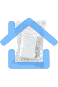 Розетка телефонная TA-102 RJ-11 (6P4C) внешняя 2 порта, белая