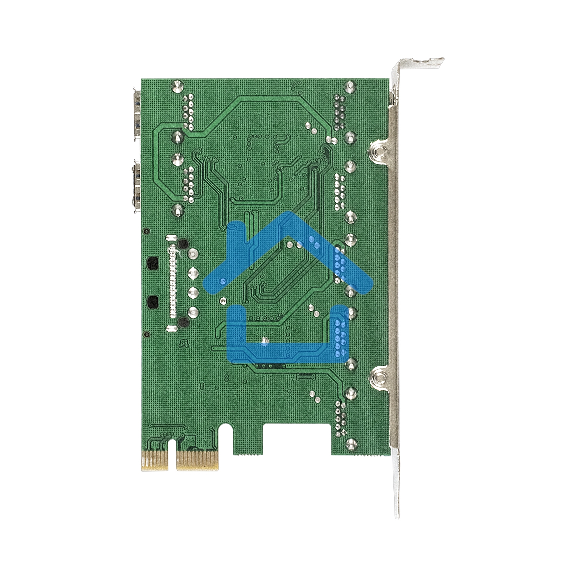 Контроллер ExeGate EXE-317 PCI-E 2.0, 5*USB 3.0 ext + 2*USB 3.0 int, разъем доп.питания (OEM)