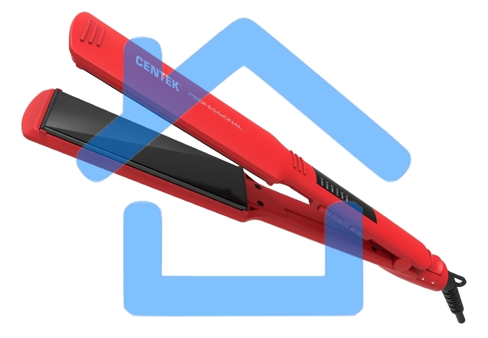 Выпрямитель Centek CT-2031 RED 60Вт, плав. пластины 120x44 мм, LED, ультратонкий диз, авто выключен.