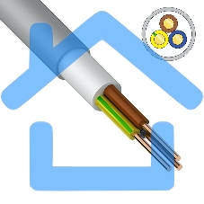 Кабель силовой медный NUM-J 3x1,5 мм² 100 м ГОСТ 31996-2012, ТУ 3520-015-38229892-2015
