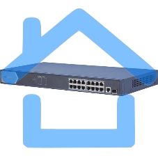 Коммутатор 16PORT 1000M POE DS-3E0518P-E/M HIKVISION с грозозащитой 6кВ