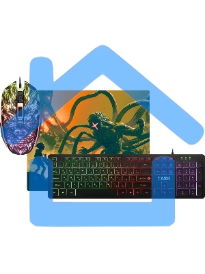 Комплект клавиатура + мышка Defender TARK C-779 RU черный