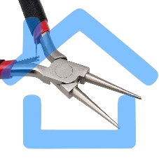 Круглогубцы Rexant Мини 120 мм никелированные, авторазжим, обливные рукоятки