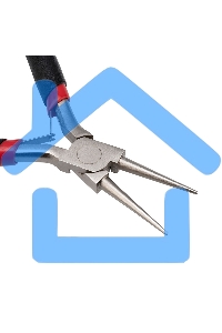 Круглогубцы Rexant Мини 120 мм никелированные, авторазжим, обливные рукоятки