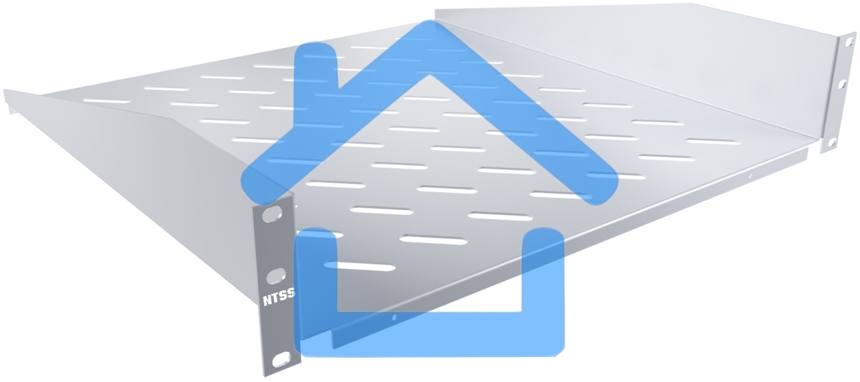 Полка стационарная NTSS NTSS-FF-450 1U нагр.:20кг. 19