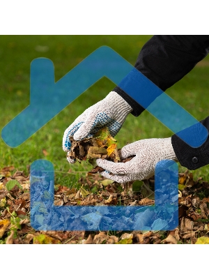 Перчатки трикотажные, с ПВХ точкой, 5 пар в упаковке, 7 класс Россия