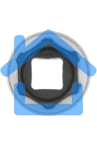 Набор удлиненных торцевых головок Matrix 3/8