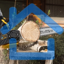 Цепная пила аккумуляторная бесщет. Denzel RCS400-36, Li-ion, 36 В, 4 А·ч, шина 400 мм/ 58610