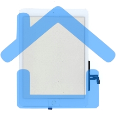 Сенсорное стекло (тачскрин) для iPad Pro 9.7 2017 (A1822, A1823), белое